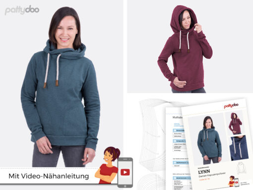 Schnittmuster Pattydoo Kapuzenpullover Lynn