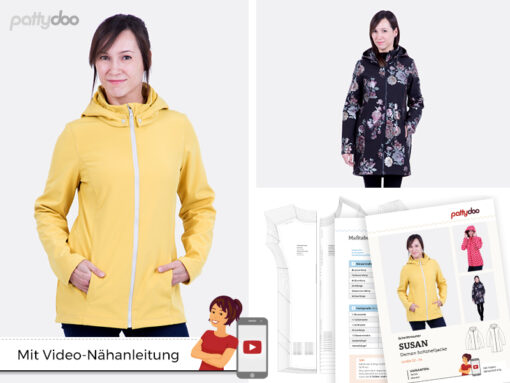 Schnittmuster Pattydoo Damen Softshelljacke SUSAN