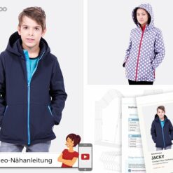 Schnittmuster Pattydoo Kinder-Teen Softshelljacke JACKY
