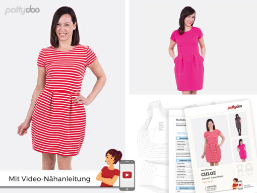 Schnittmuster Pattydoo Damen Sweatkleid CHLOE