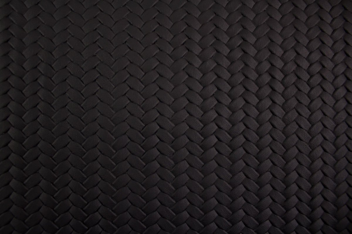 Breite 138 cm Farbe Dunkelblau Flechtoptik Kunstleder Pinto by Swafing uni